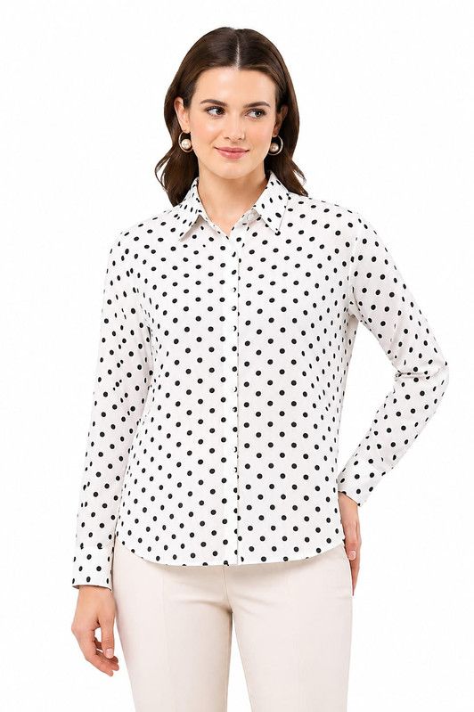 Pollk Dot Printed Shirt image 3