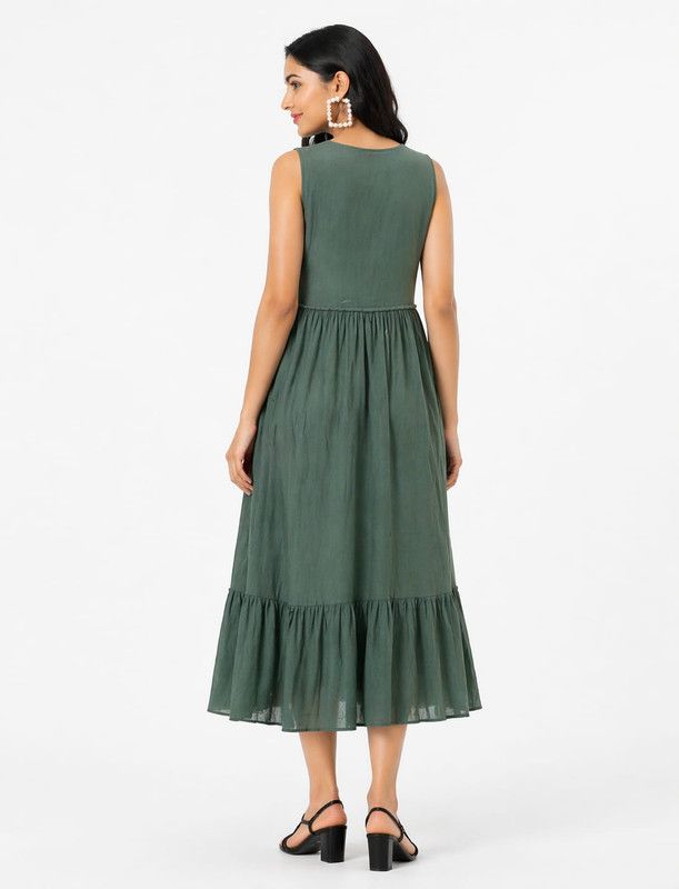 Midnight Studded Midi Dress image 4
