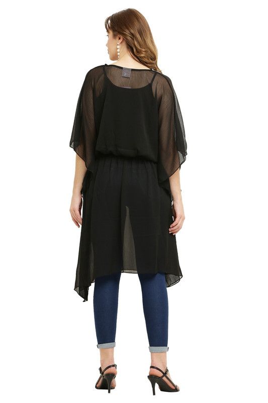 Black Beach Wear Kaftan image 2