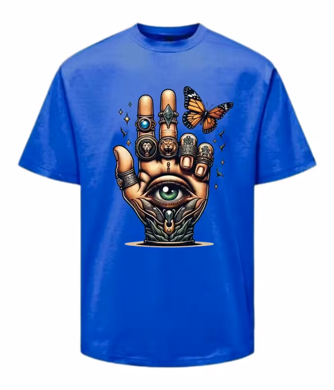 Moody’s Unisex Graphic Design Printed Oversized T-shirt