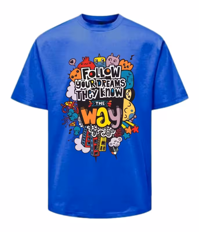 Moody’s Unisex Graphic Design Printed Oversized T-shirt