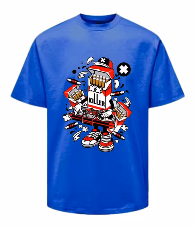 Moody’s Unisex Graphic Design Printed Oversized T-shirt