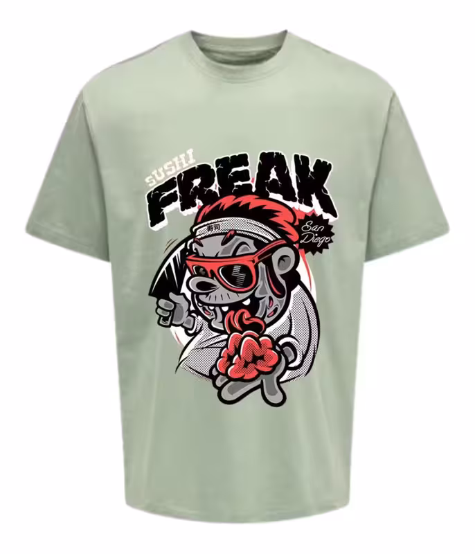 Moody’s Unisex Graphic Design Printed Oversized T-shirt