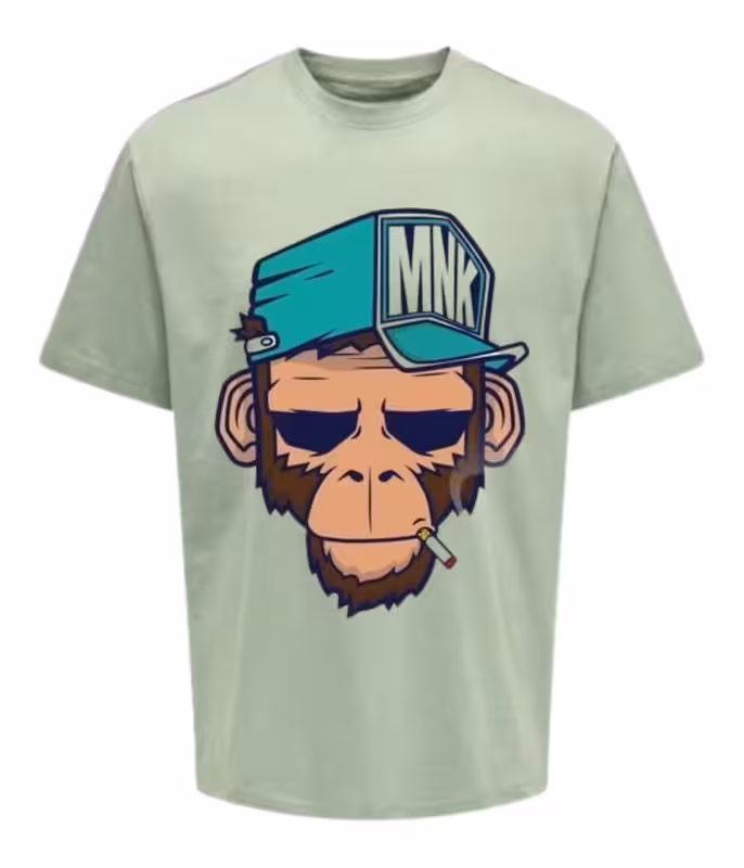 Moody’s Unisex Graphic Design Printed Oversized T-shirt