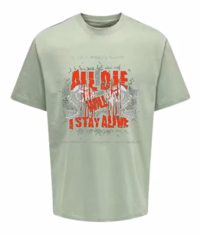 Moody’s Unisex Graphic Design Printed Oversized T-shirt