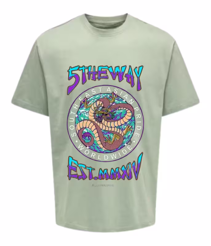 Moody’s Unisex Graphic Design Printed Oversized T-shirt