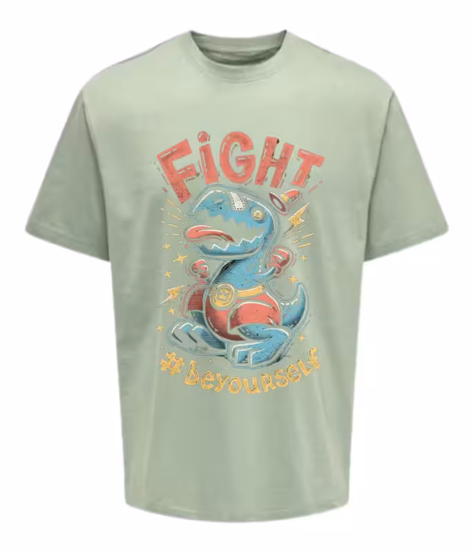 Moody’s Unisex Graphic Design Printed Oversized T-shirt