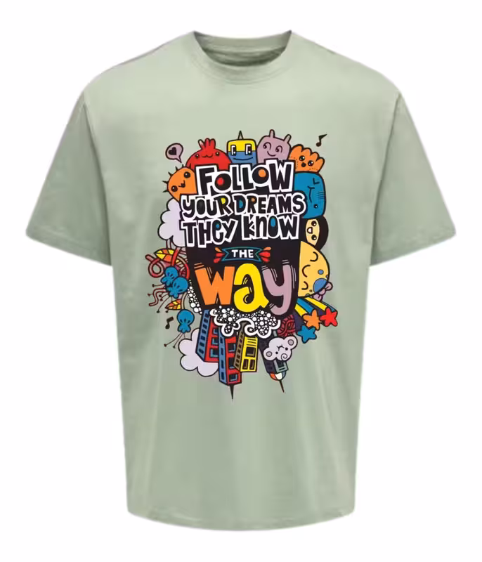 Moody’s Unisex Graphic Design Printed Oversized T-shirt