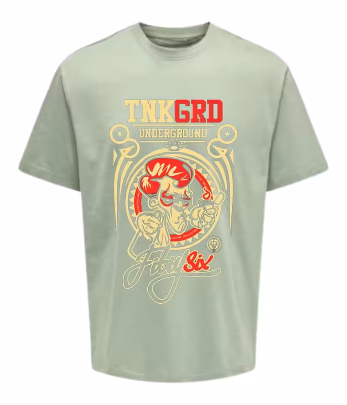 Moody’s Unisex Graphic Design Printed Oversized T-shirt