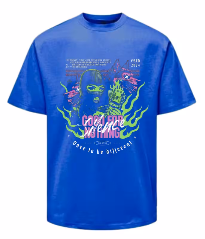 Moody’s Unisex Graphic Design Printed Oversized T-shirt