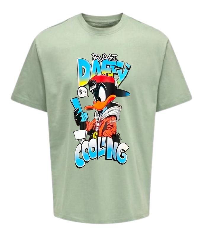 Moody’s Unisex Graphic Design Printed Oversized T-shirt