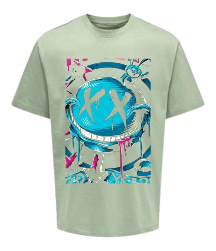 Moody’s Unisex Graphic Design Printed Oversized T-shirt