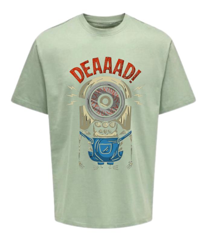 Moody’s Unisex Graphic Design Printed Oversized T-shirt