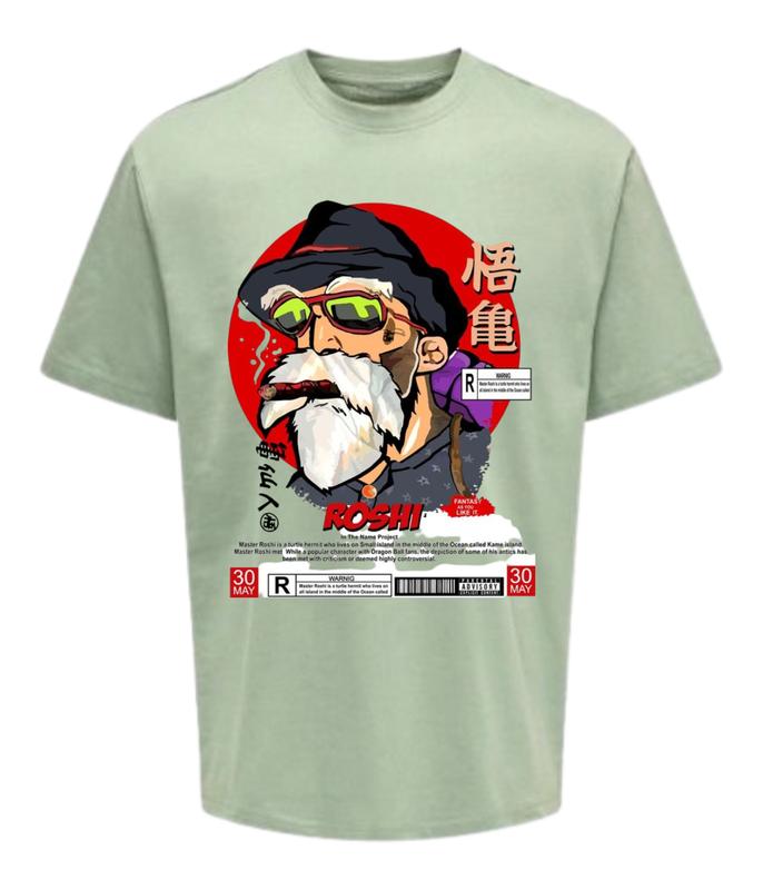 Moody’s Unisex Graphic Design Printed Oversized T-shirt