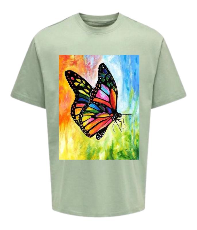 Moody’s Unisex Graphic Design Printed Oversized T-shirt