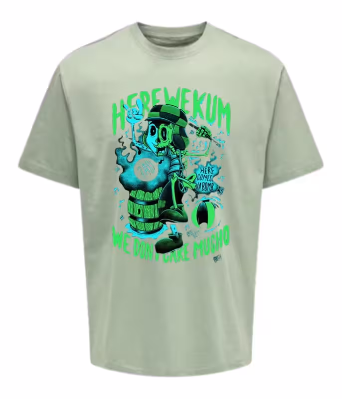 Moody’s Unisex Graphic Design Printed Oversized T-shirt