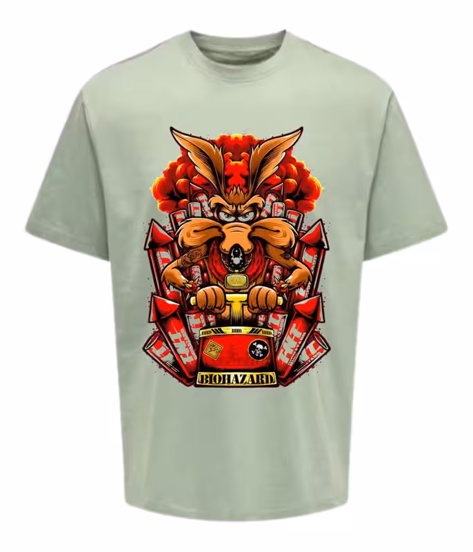 Moody’s Unisex Graphic Design Printed Oversized T-shirt