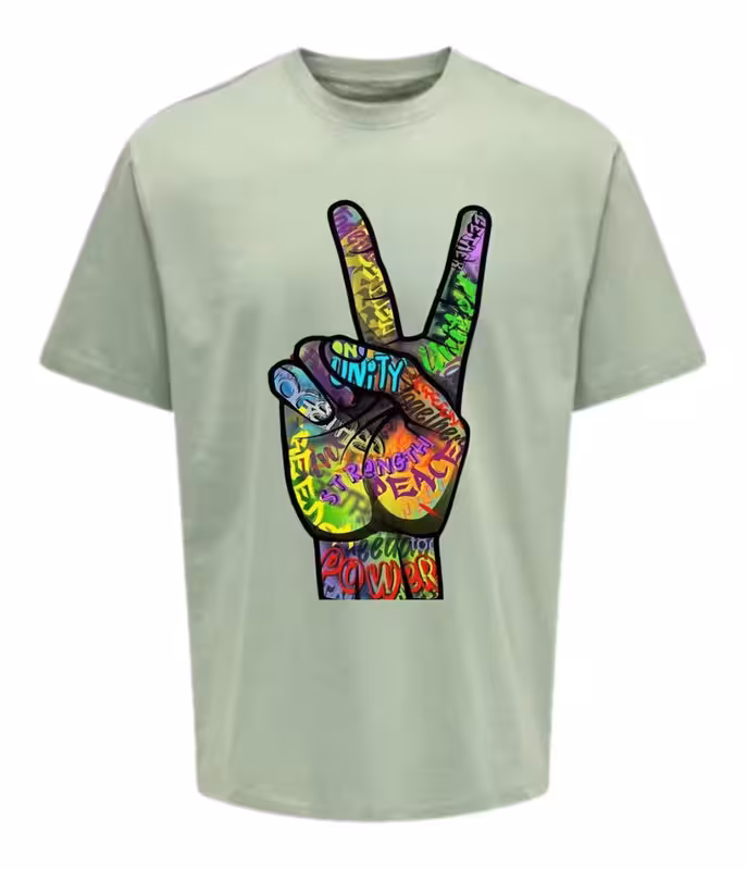 Moody’s Unisex Graphic Design Printed Oversized T-shirt