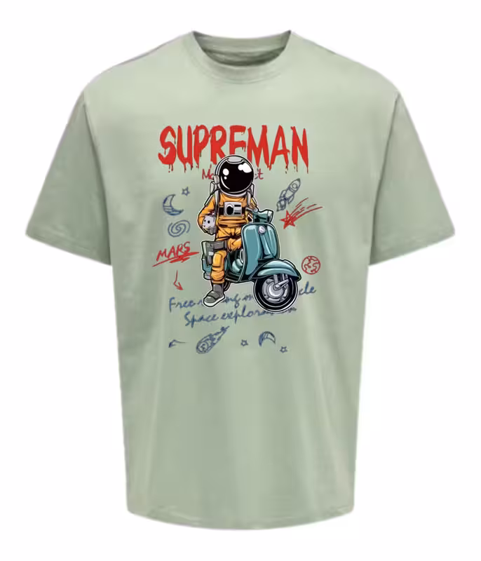 Moody’s Unisex Graphic Design Printed Oversized T-shirt