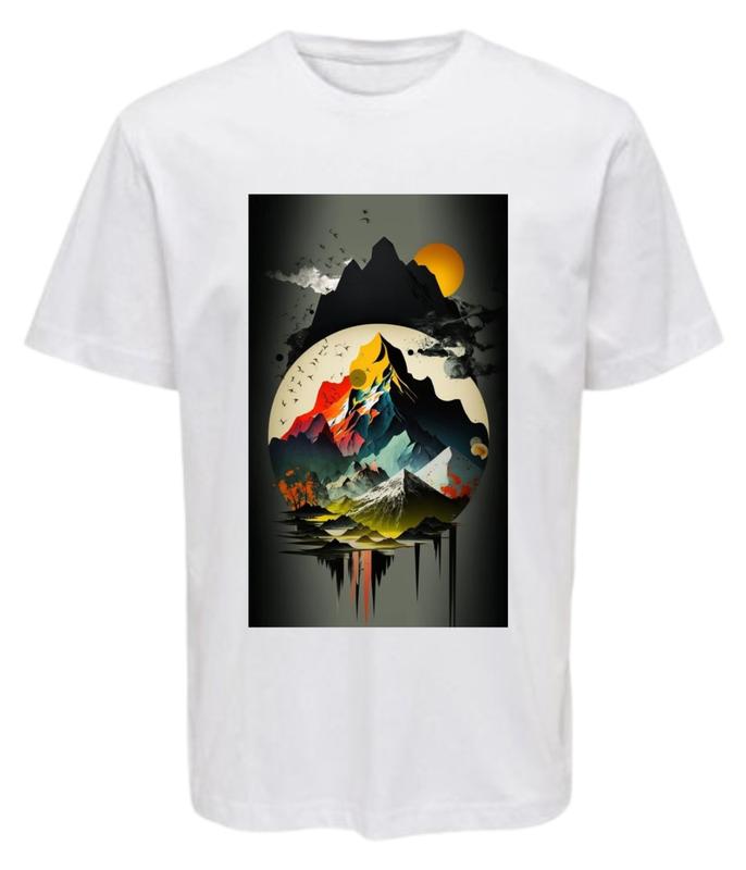 Moody’s Unisex Graphic Design Printed Oversized T-shirt
