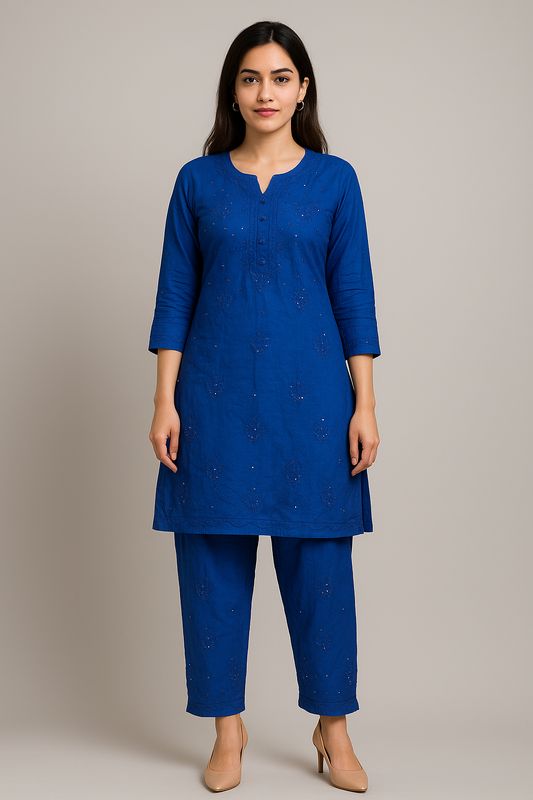 Meera Chikankari Co-ord Set