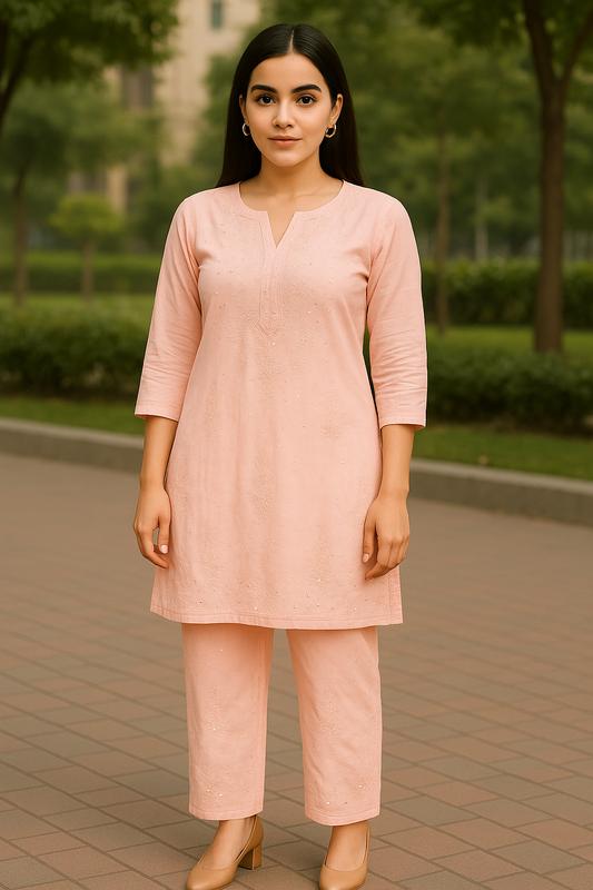 Meera Chikankari Co-ord Set