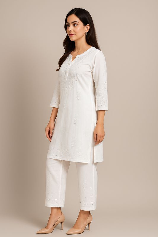 Meera Chikankari Co-ord Set