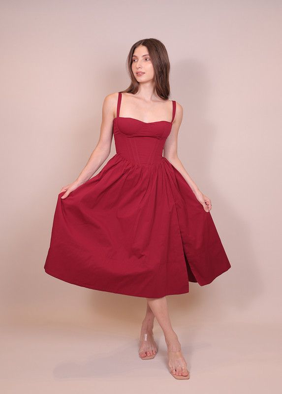 Valentina Corset Midi Dress image 2