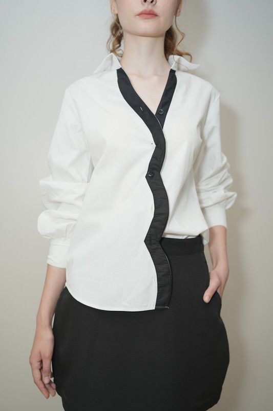Gaia Scallop Shirt & Skirt Set image 2