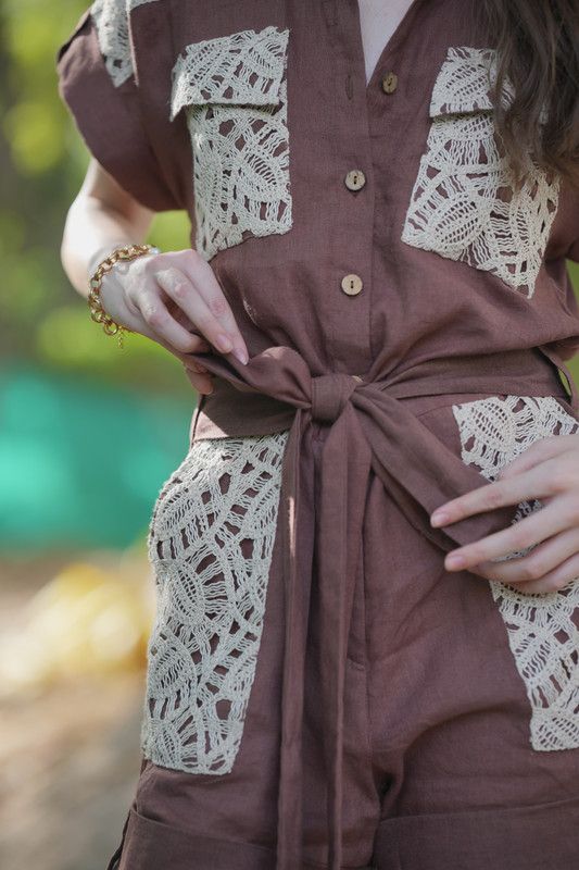 Sophia Linen Play Suit image 5