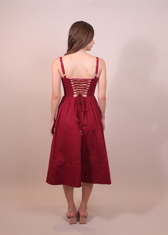 Valentina Corset Midi Dress image 3