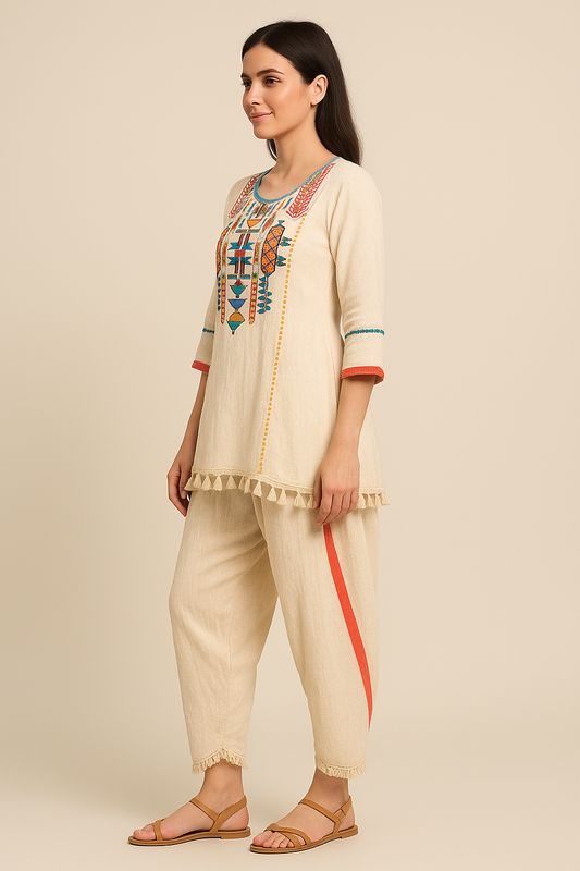 Khadi Co-ord Set image 3