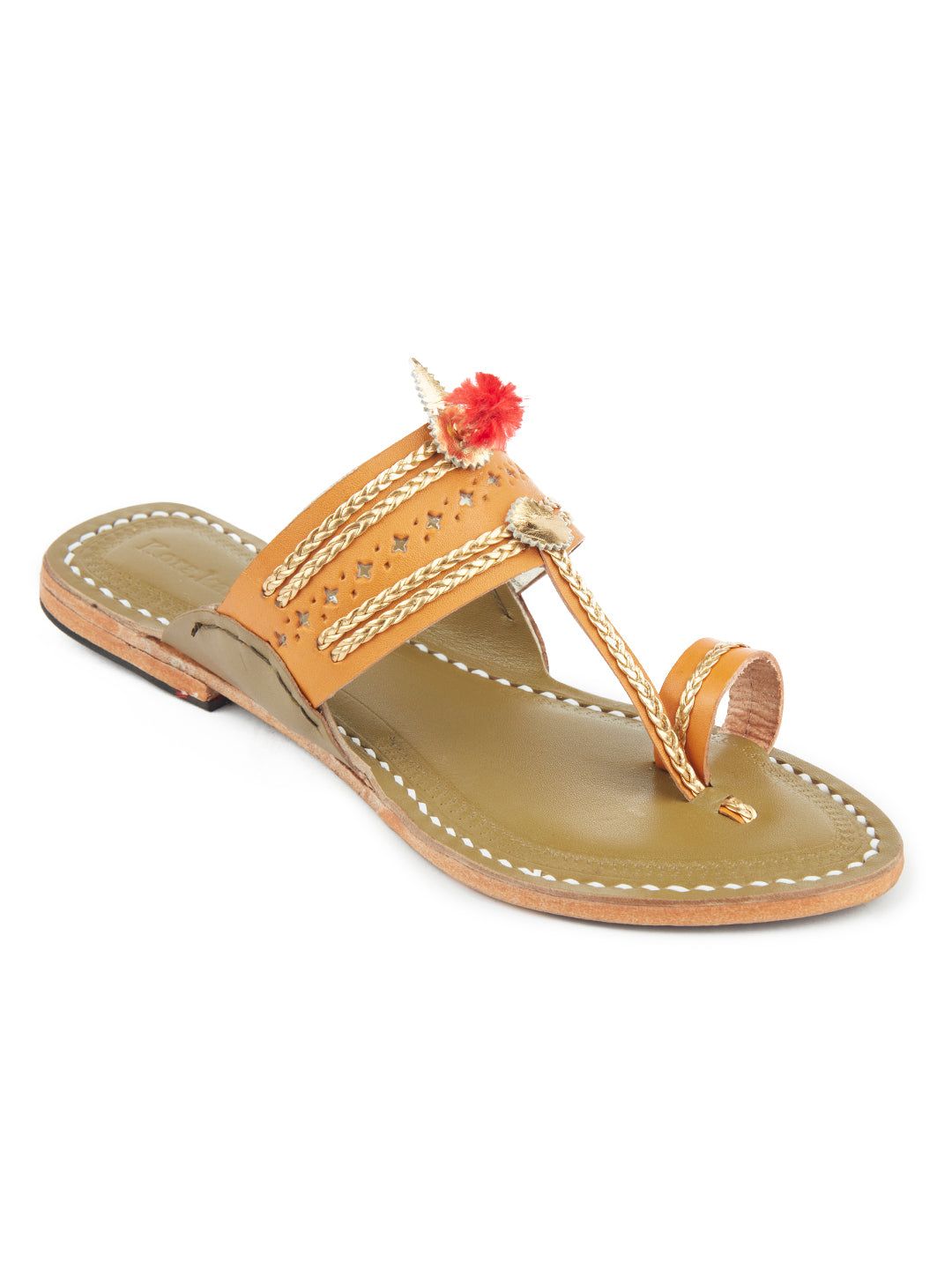 Korakari Limelight Kolhapuri Chappal For Women image 2