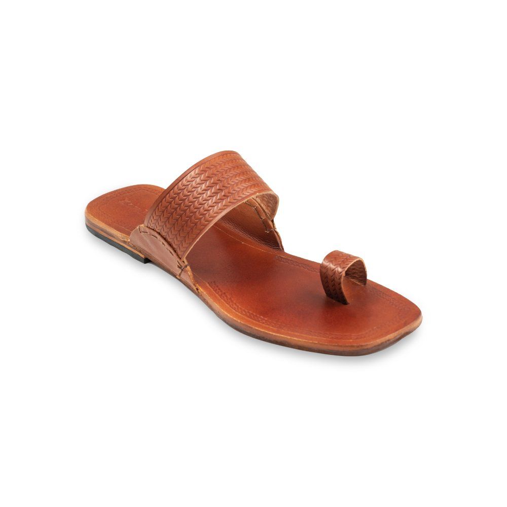 Korakari Ruhani Kolhapuri Chappal For Women image 2