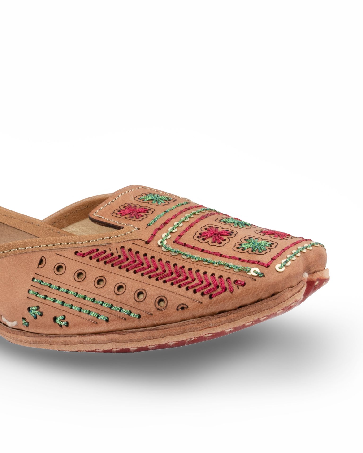 Korakari Artsy Beige - Women Jutti