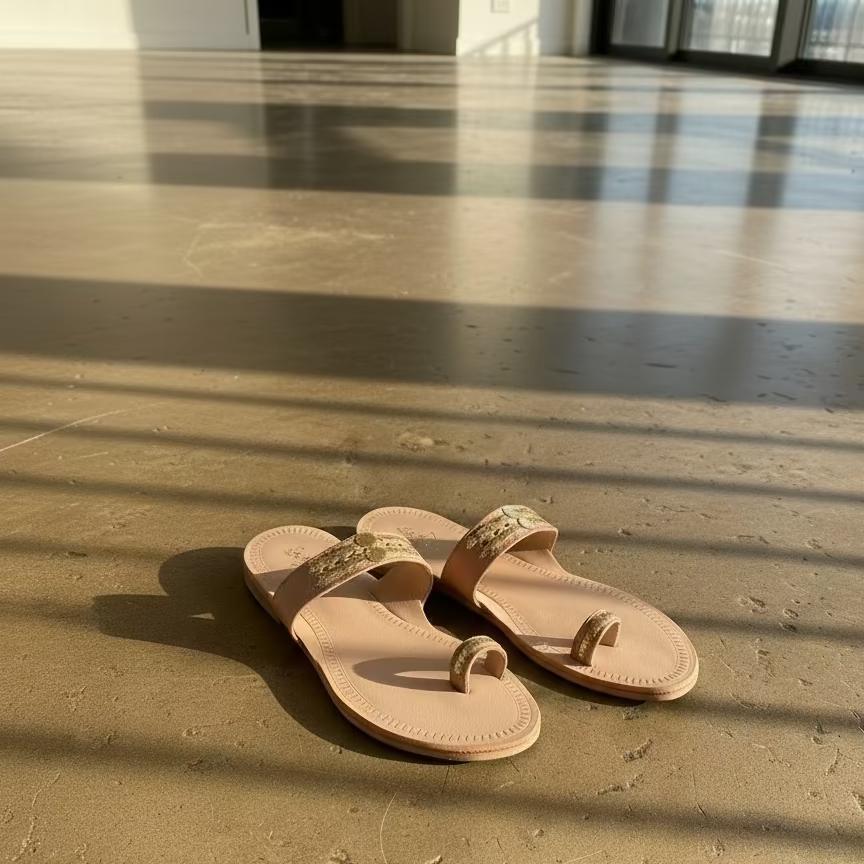 The Toe | Women | Leather Kolhapuri Chappal image 5
