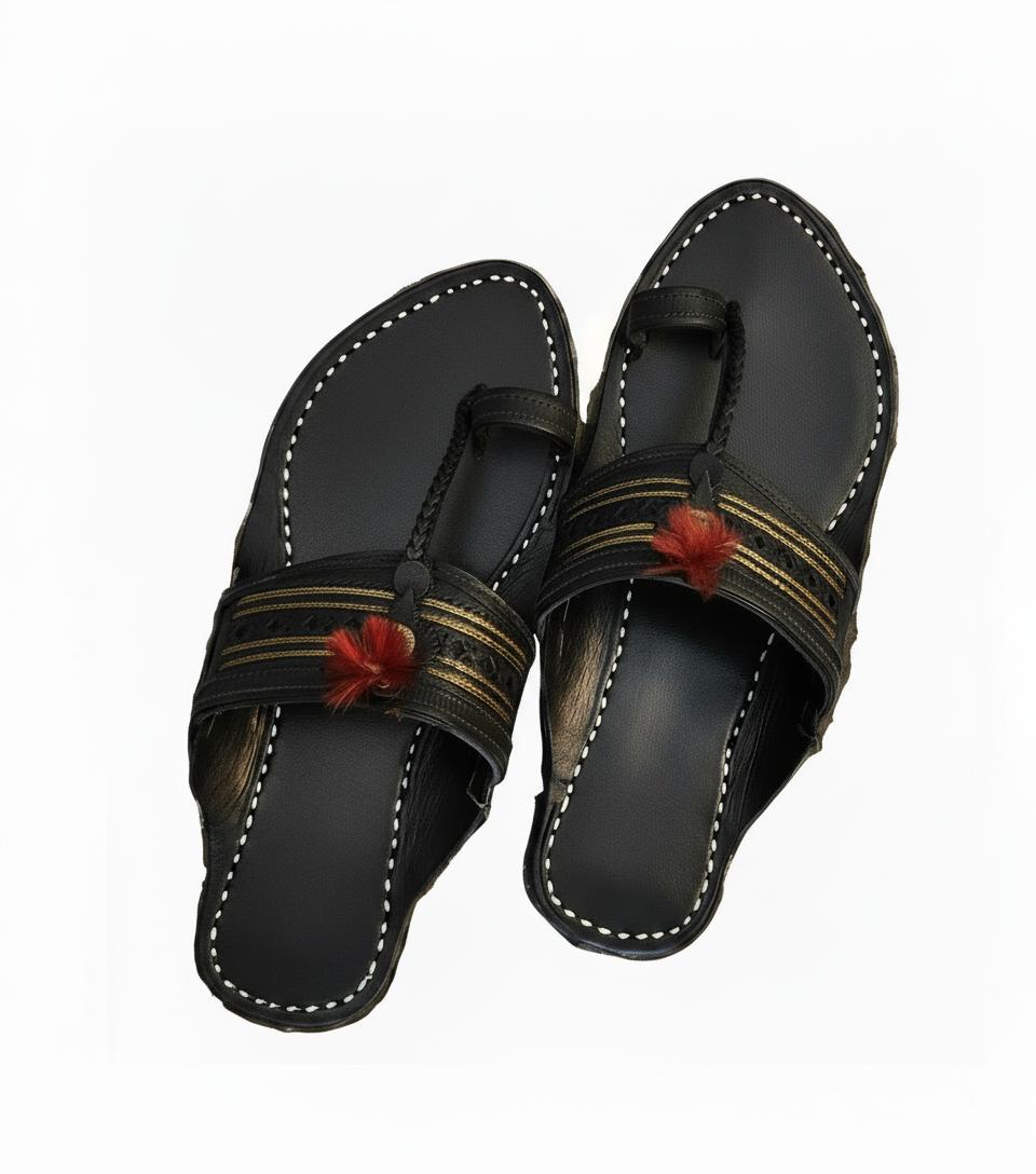 The Royal Kolhapuri | Men Kolhapuri | Black