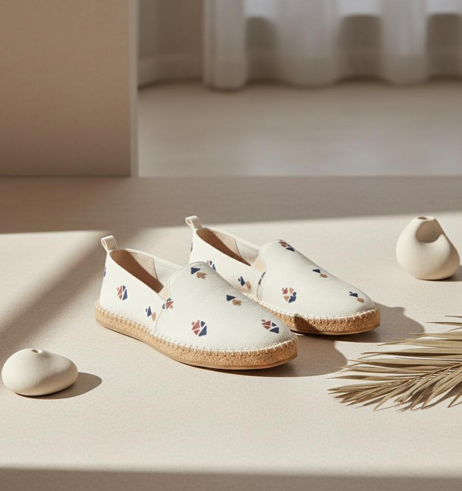 Cork Loafers | Vineyard Bloom Flats image 4