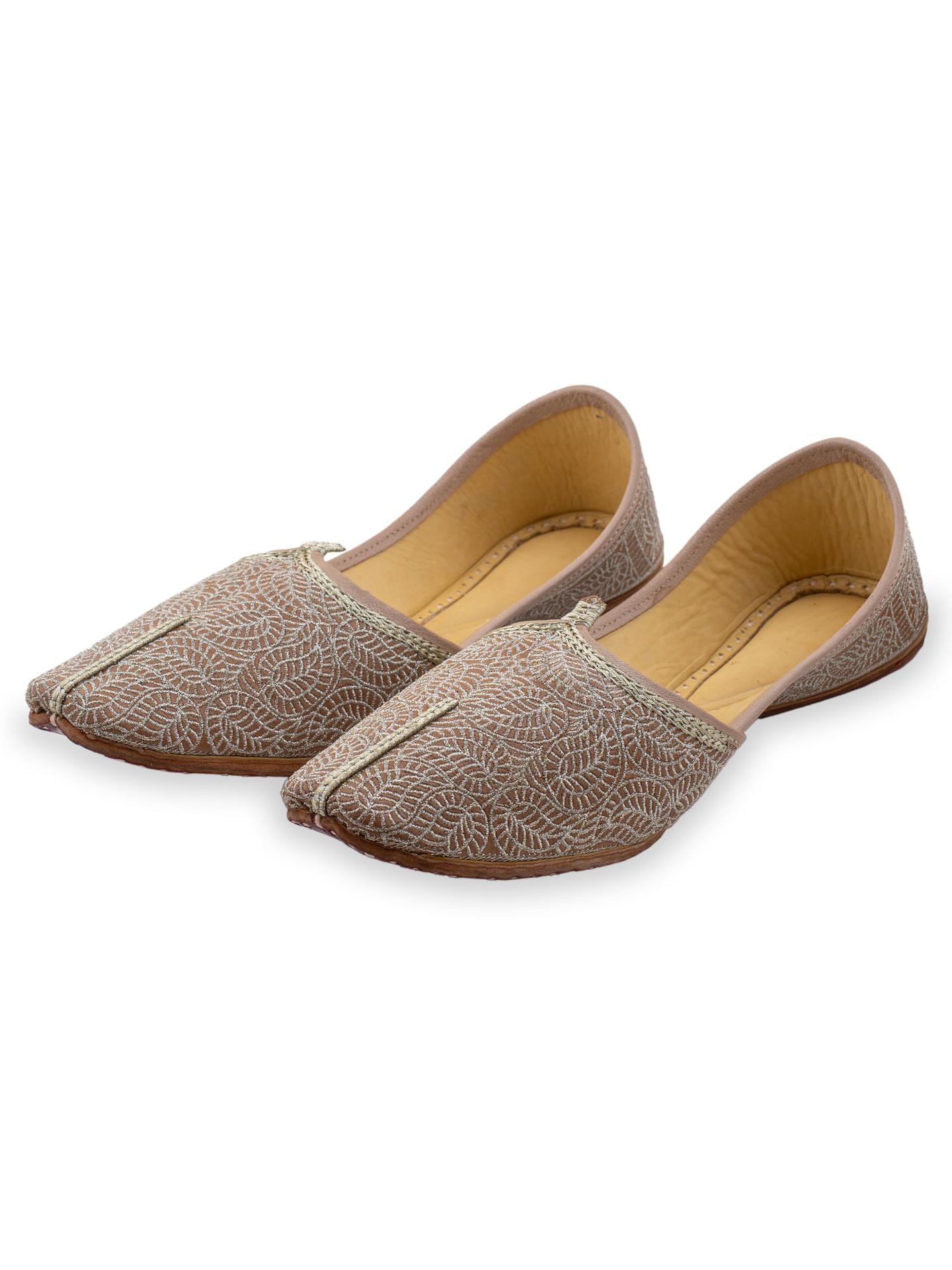 Korakari Classy Munda Leather Punjabi Jutti For Men