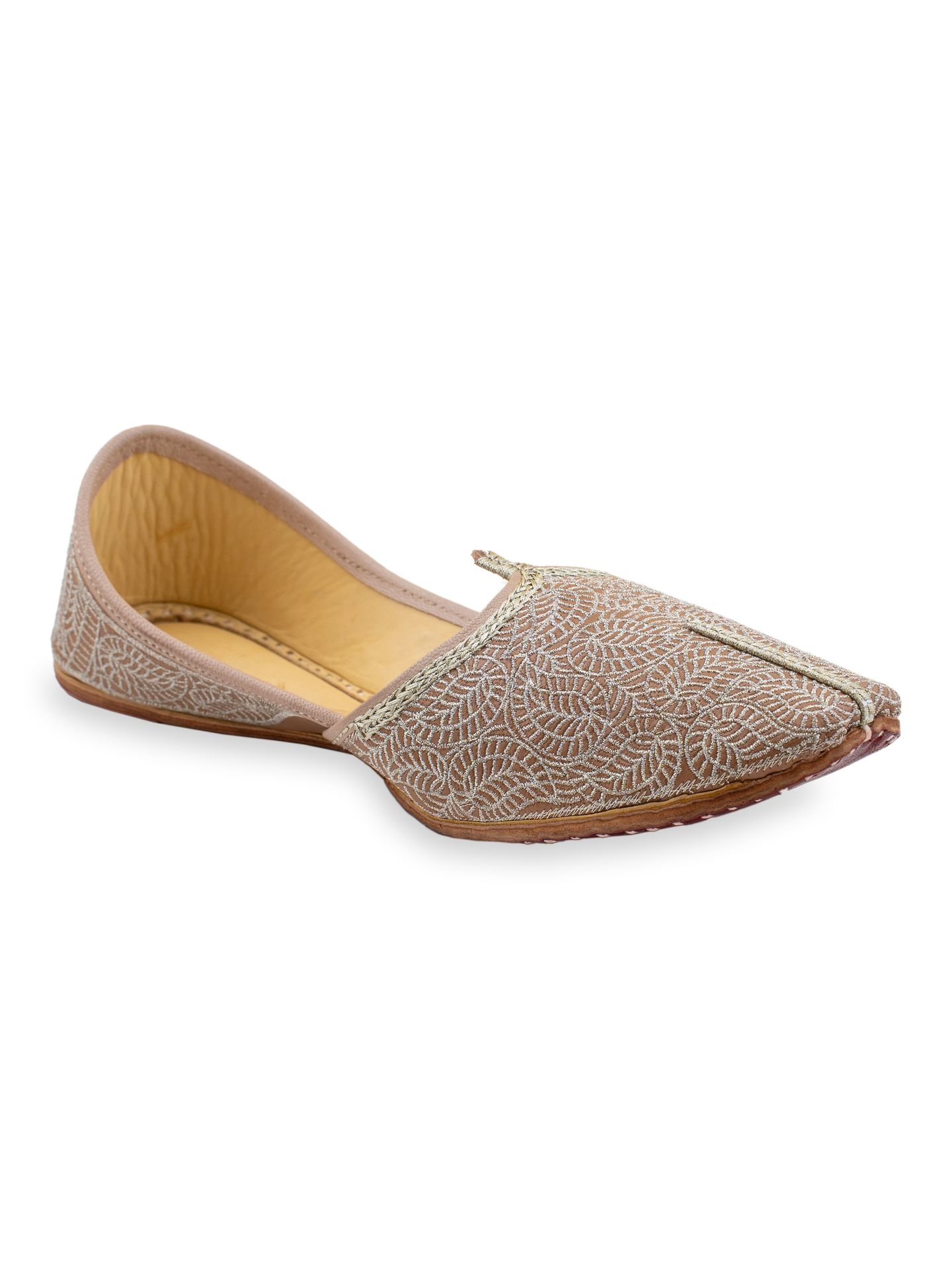 Korakari Classy Munda Leather Punjabi Jutti For Men image 2