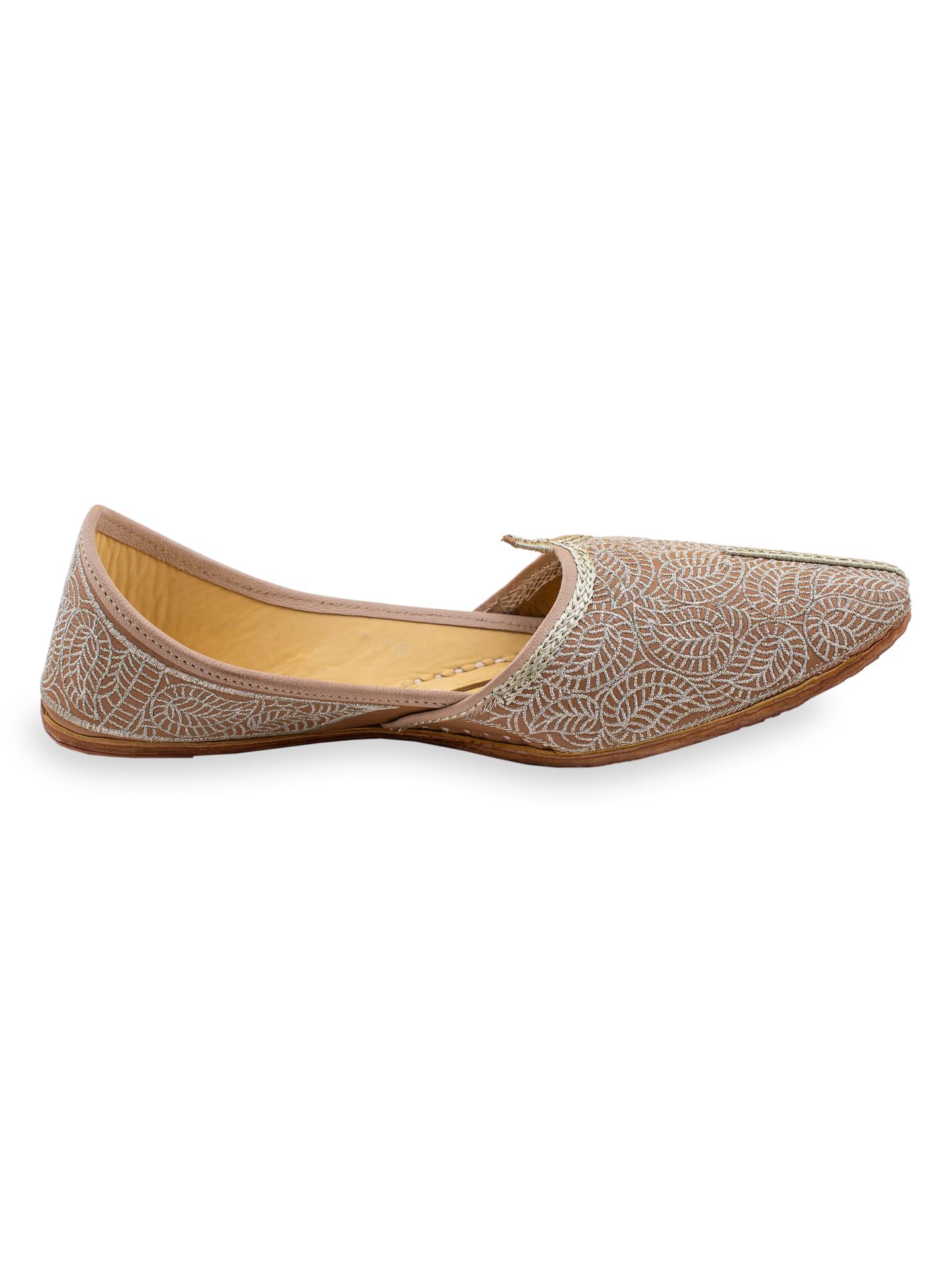 Korakari Classy Munda Leather Punjabi Jutti For Men image 3