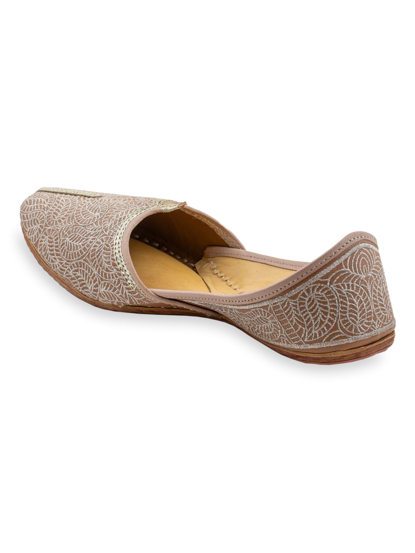 Korakari Classy Munda Leather Punjabi Jutti For Men image 4