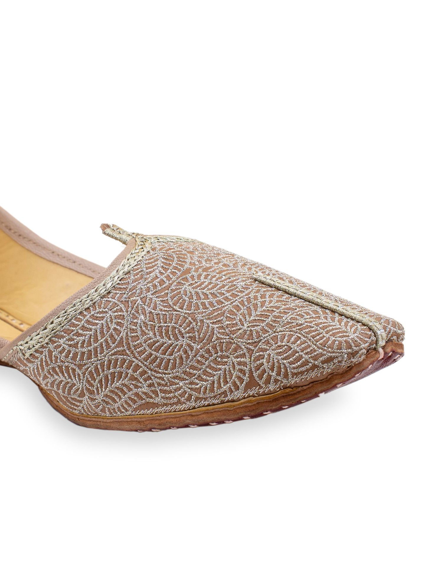 Korakari Classy Munda Leather Punjabi Jutti For Men image 5