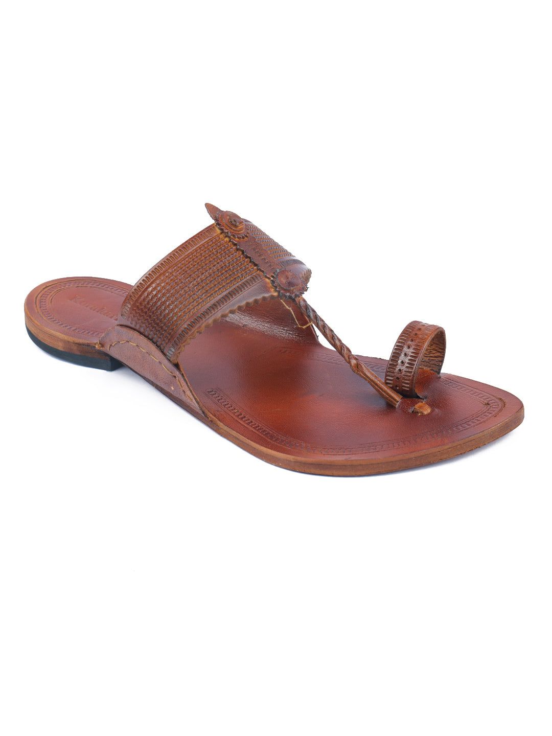 Korakari Traditional Kolhapuri Chappal image 2