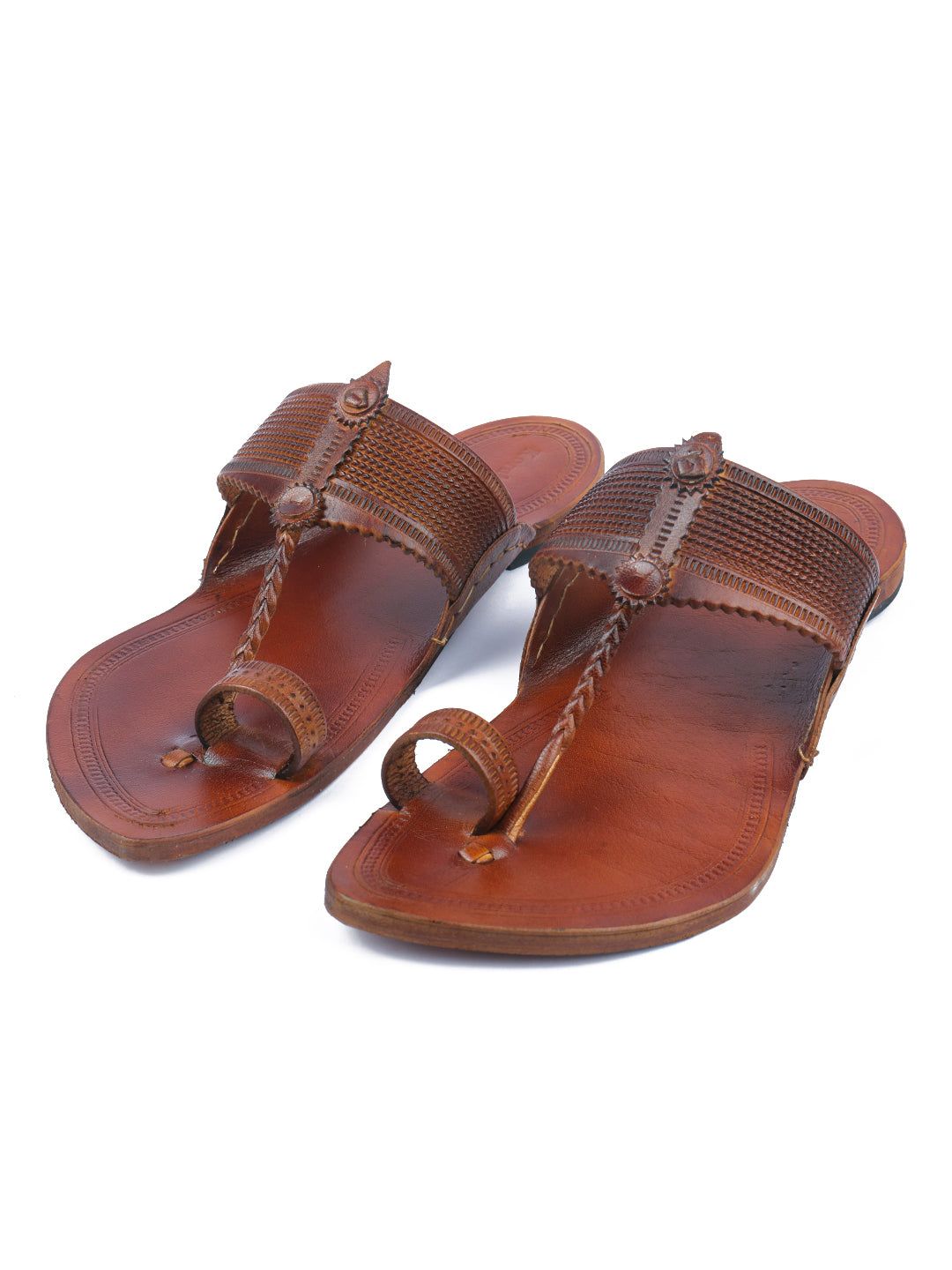 Korakari Traditional Kolhapuri Chappal image 4