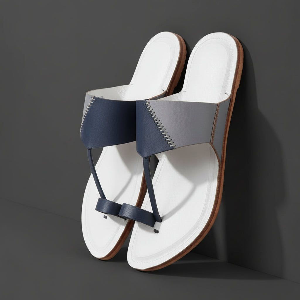 Korakari Kodachrome | Men | Leather Kolhapuri Chappal image 3