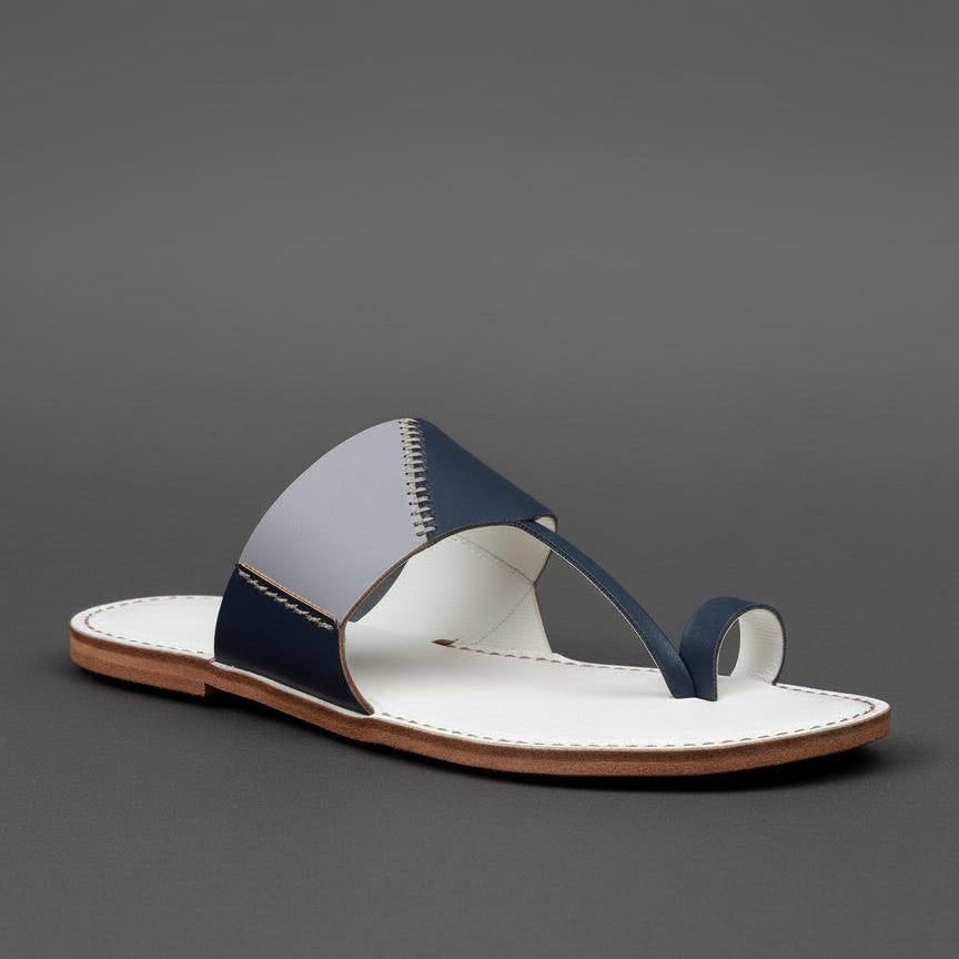 Korakari Kodachrome | Men | Leather Kolhapuri Chappal image 4