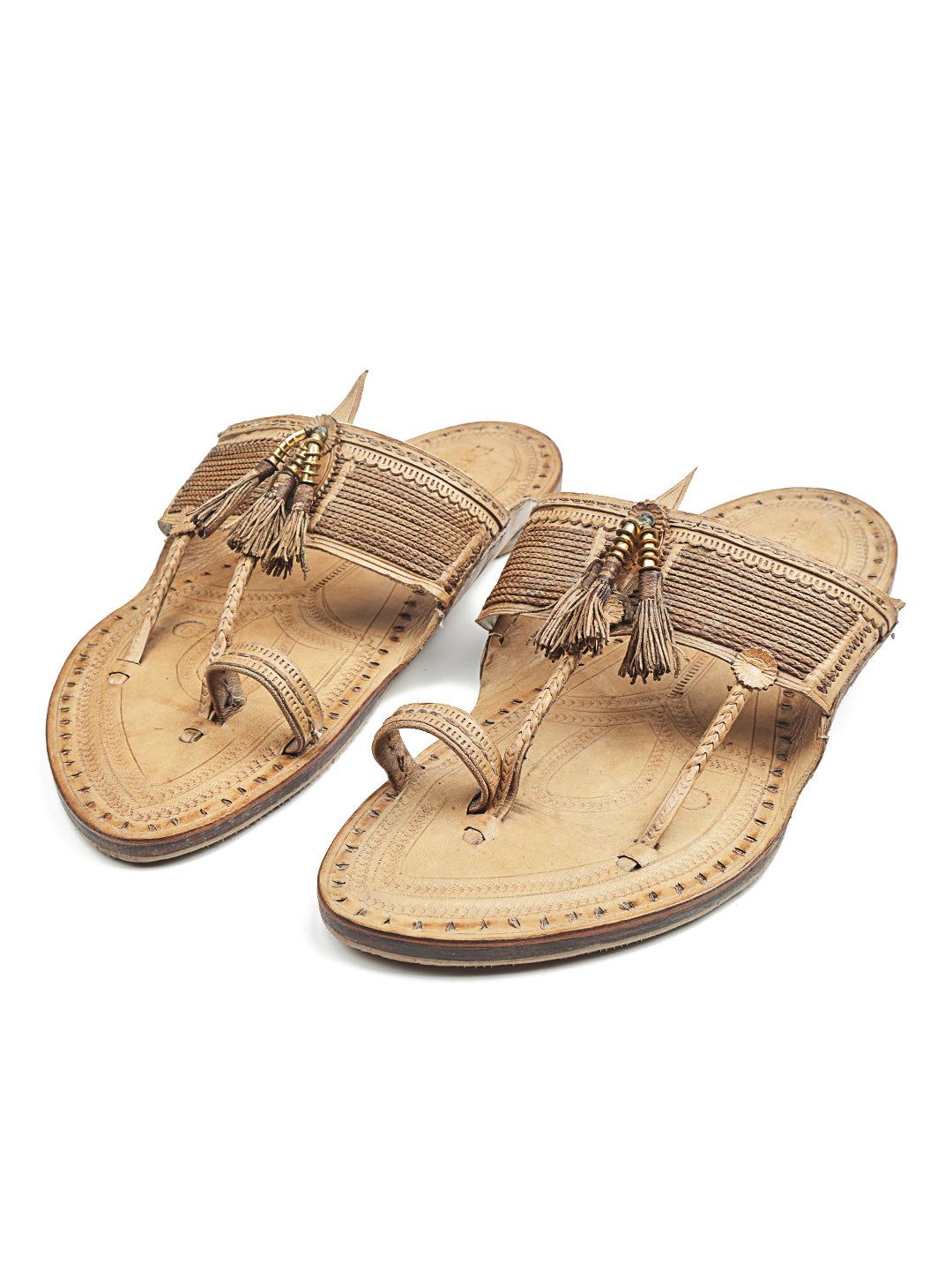 Korakari Classic Maharaja Men Kolhapuri Chappal image 4