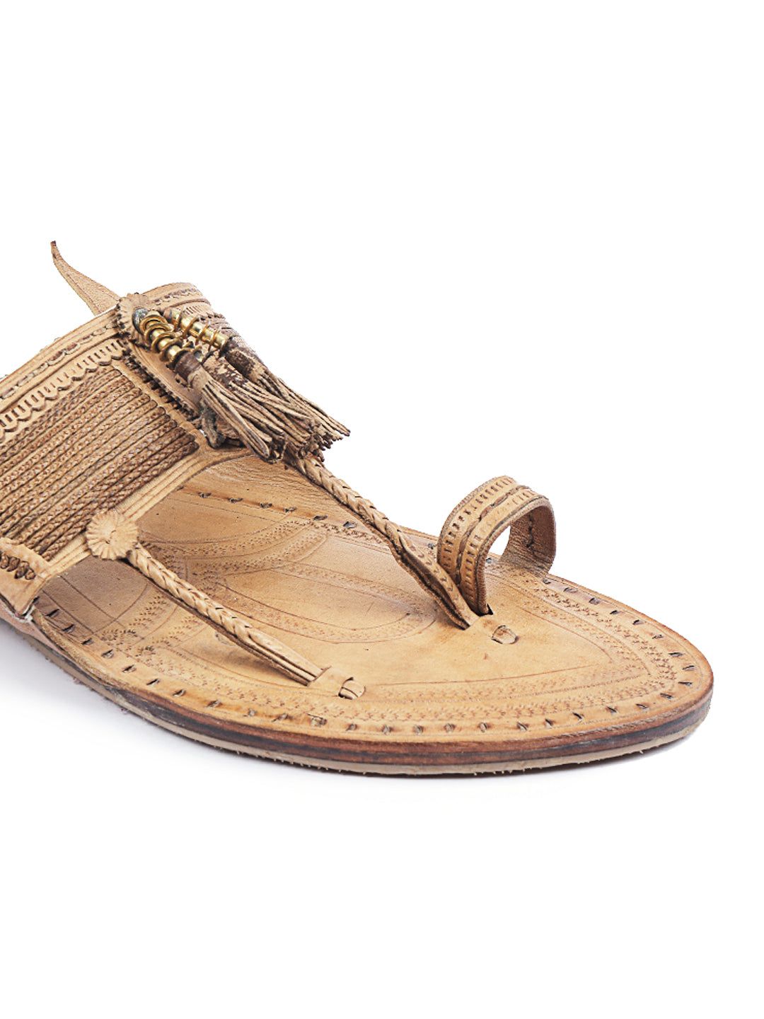 Korakari Classic Maharaja Men Kolhapuri Chappal image 5