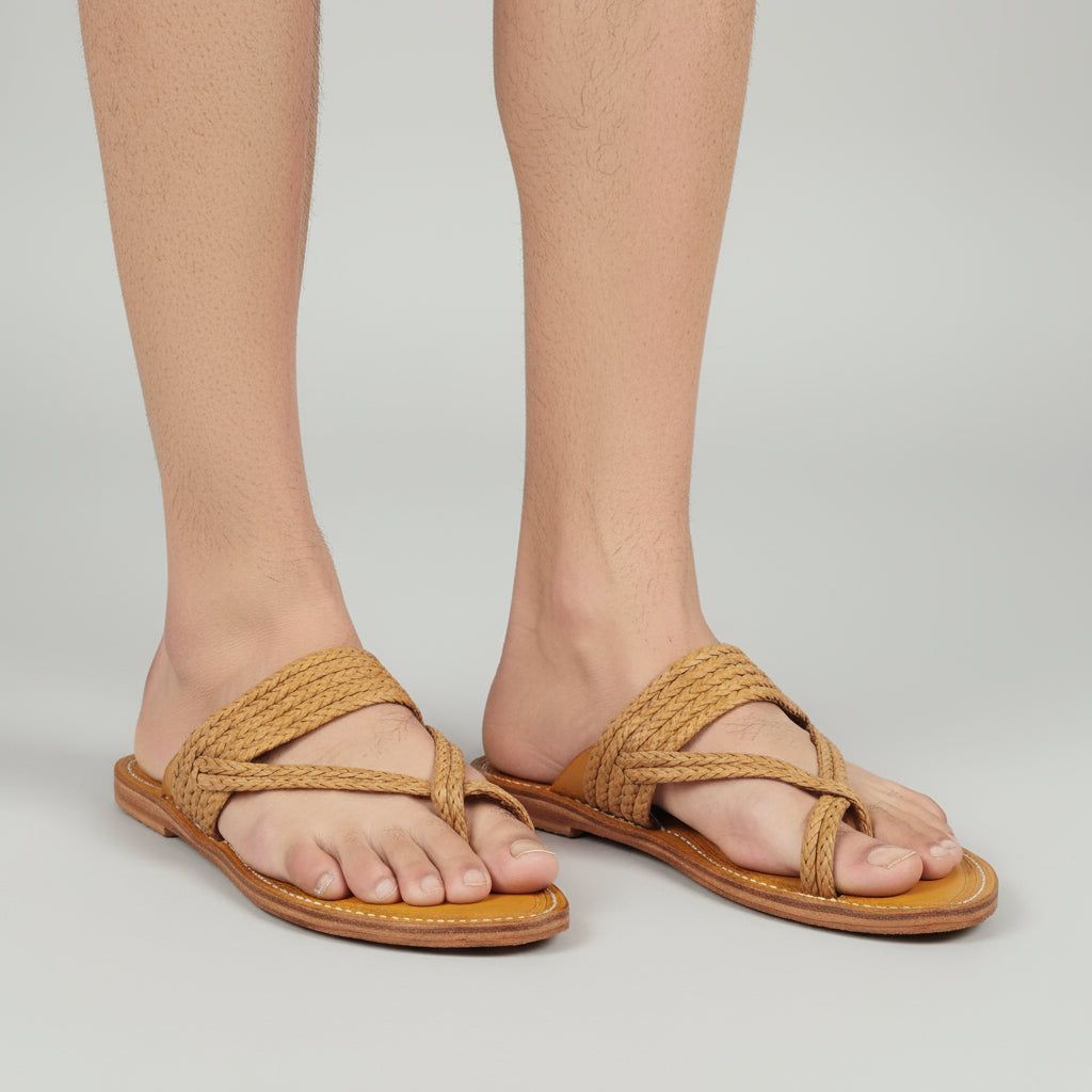 Nots & Cross | Men | Leather Kolhapuri Chappal image 3